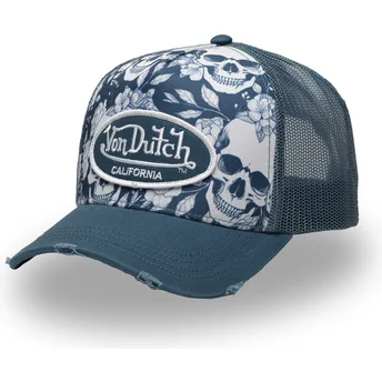 Czapka trucker niebieska PRINT02 Von Dutch