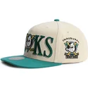 zielono-bezowa-plaska-czapka-snapback-across-the-board-anaheim-ducks-nhl-od-mitchell-ness