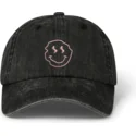czarna-zakrzywiona-czapka-regulowana-smiley-washed-od-pica-pica