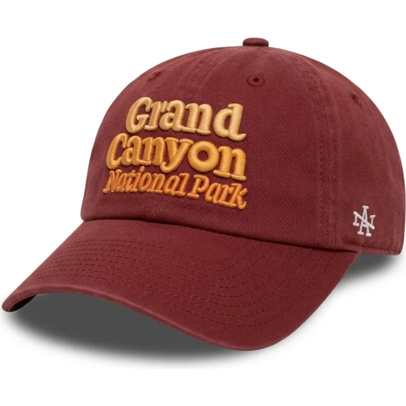 czerwona-regulowana-czapka-z-daszkiem-ballpark-grand-canyon-national-park-od-american-needle