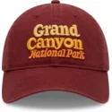 czerwona-regulowana-czapka-z-daszkiem-ballpark-grand-canyon-national-park-od-american-needle