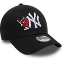 czarna-zakrzywiona-czapka-regulowana-dla-dziecka-9forty-icon-new-york-yankees-mlb-new-era