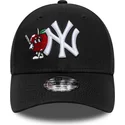 czarna-zakrzywiona-czapka-regulowana-dla-dziecka-9forty-icon-new-york-yankees-mlb-new-era