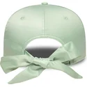 zielona-regulowana-czapka-z-daszkiem-dla-kobiet-9forty-bow-back-satin-los-angeles-dodgers-mlb-new-era