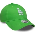 zielona-regulowana-czapka-z-zakrzywionym-daszkiem-dla-kobiet-9twenty-league-essential-midi-los-angeles-dodgers-mlb-new-era