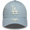 niebieska-regulowana-czapka-z-zakrzywionym-daszkiem-dla-kobiet-9forty-floral-icon-los-angeles-dodgers-mlb-new-era