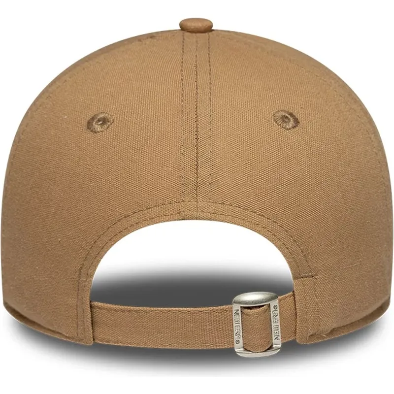 gorra-curva-marron-ajustable-para-mujer-9forty-linen-de-los-angeles-dodgers-mlb-de-new-era