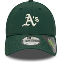 zielona-regulowana-czapka-z-zakrzywionym-daszkiem-9forty-recycled-midi-oakland-athletics-mlb-new-era