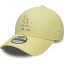 zolta-regulowana-czapka-z-zakrzywionym-daszkiem-z-zoltym-logo-9forty-team-outline-los-angeles-dodgers-mlb-od-new-era