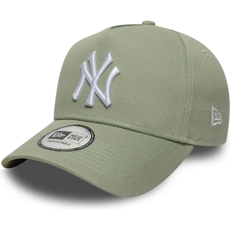 czapka-z-daszkiem-zielona-snapback-e-frame-league-essential-new-york-yankees-mlb-new-era