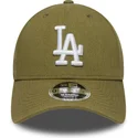 zielona-czapka-z-zakrzywionym-daszkiem-snapback-9forty-m-crown-linen-los-angeles-dodgers-mlb-new-era