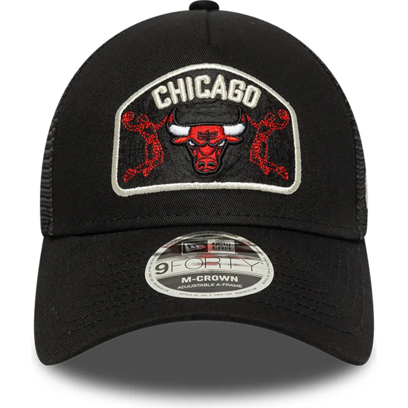 czapka-trucker-czarna-9forty-m-crown-a-frame-chicago-bulls-nba-new-era