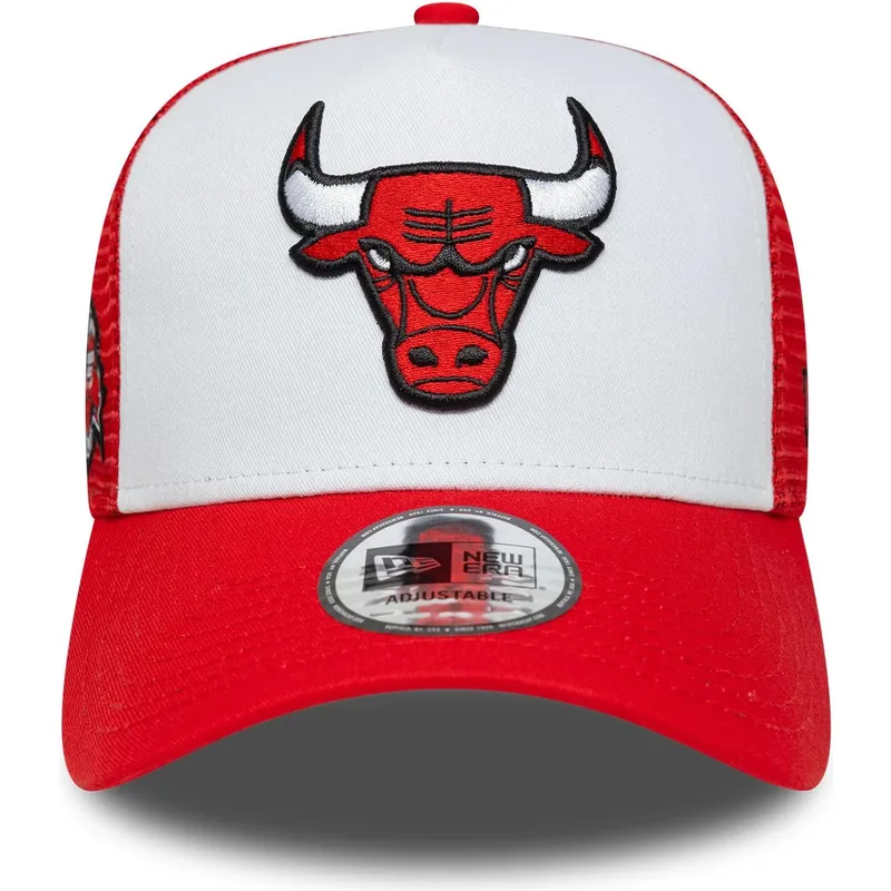 czapka-trucker-czerwono-biala-a-frame-side-patch-chicago-bulls-nba-new-era