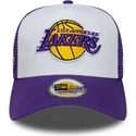 gorra-trucker-violeta-y-blanca-a-frame-side-patch-de-los-angeles-lakers-nba-de-new-era