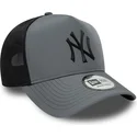 czapka-trucker-szara-z-czarnym-logo-a-frame-sport-new-york-yankees-mlb-new-era