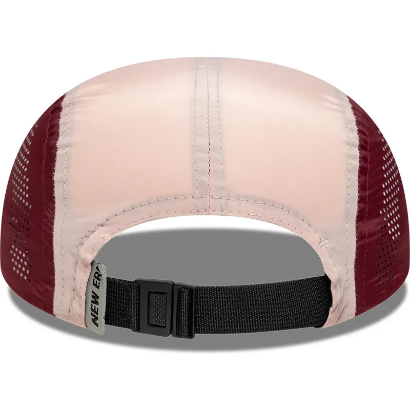 czapka-5-panel-zakrzywiona-czerwona-regulowana-runner-colour-block-new-era