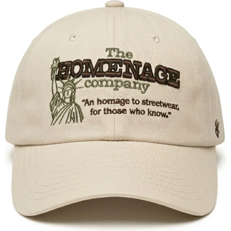 czapka-z-daszkiem-bezowa-regulowana-statue-just-kids-the-90s-od-homenage