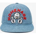 czapka-plaska-niebieska-snapback-denim-money-music-shapes-identity-the-snap-od-homenage