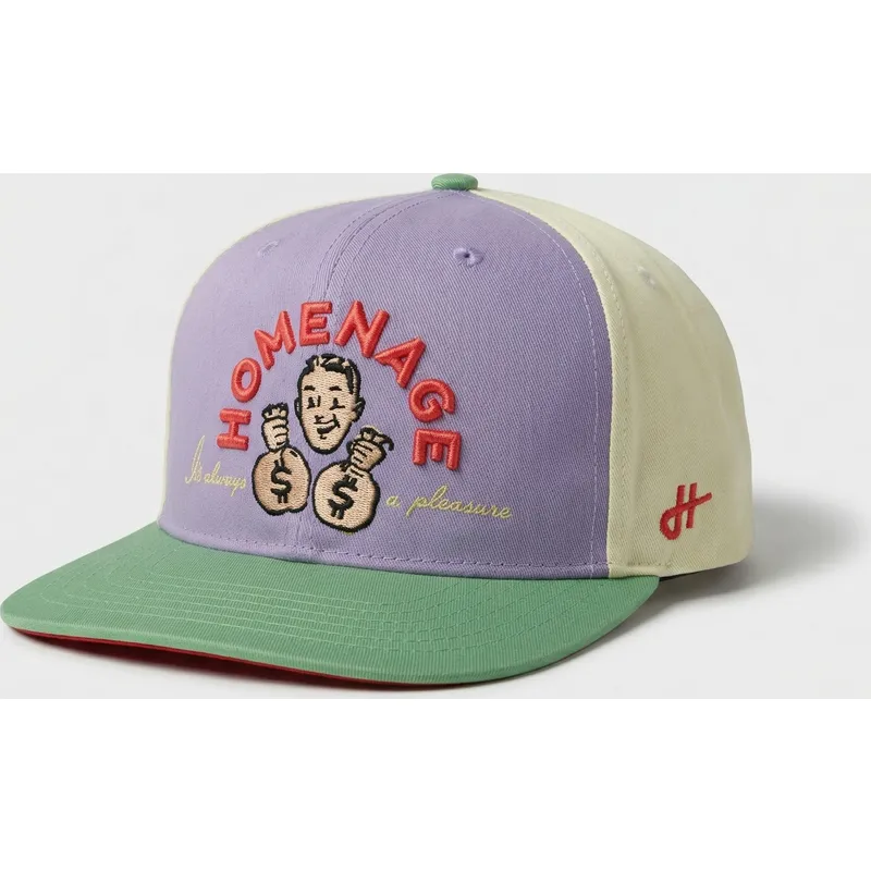 gorra-curva-multicolor-snapback-money-music-shapes-identity-the-snap-de-homenage
