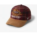 wielokolorowa-czapka-z-zakrzywionym-daszkiem-snapback-plaid-club-sport-the-ball-od-homenage