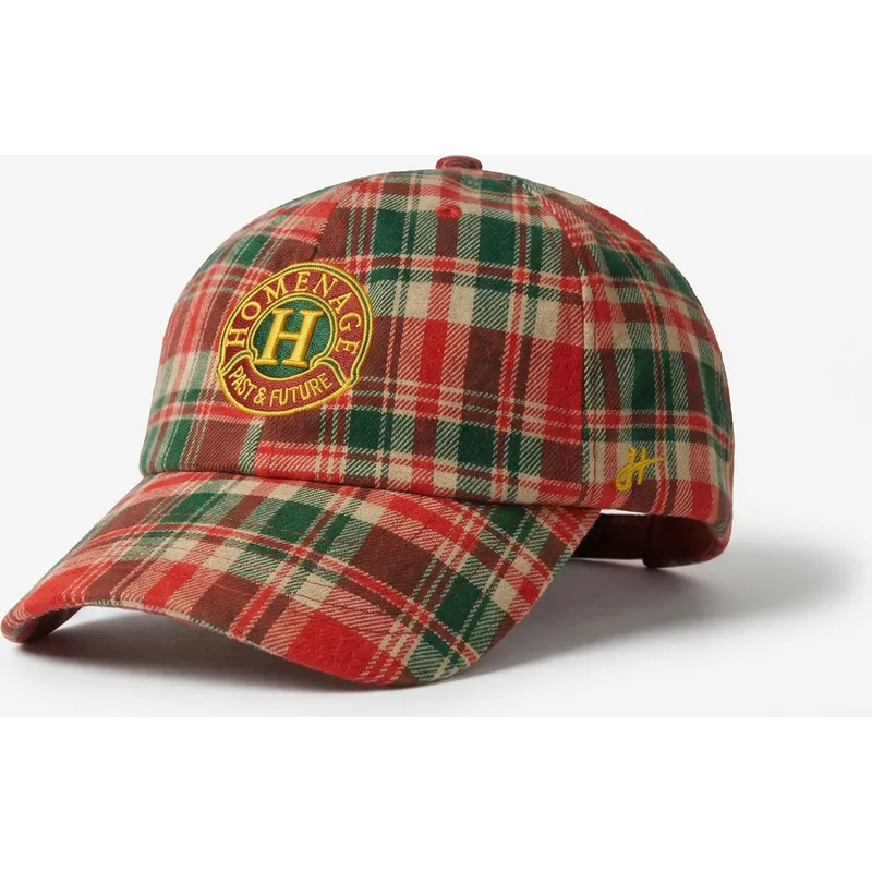 regulowana-zakrzywiona-czapka-wielokolorowa-plaid-resort-sport-the-90s-od-homenage