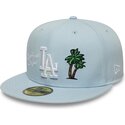 plaska-czapka-jasnoniebieska-dopasowana-59fifty-city-icon-los-angeles-dodgers-new-era