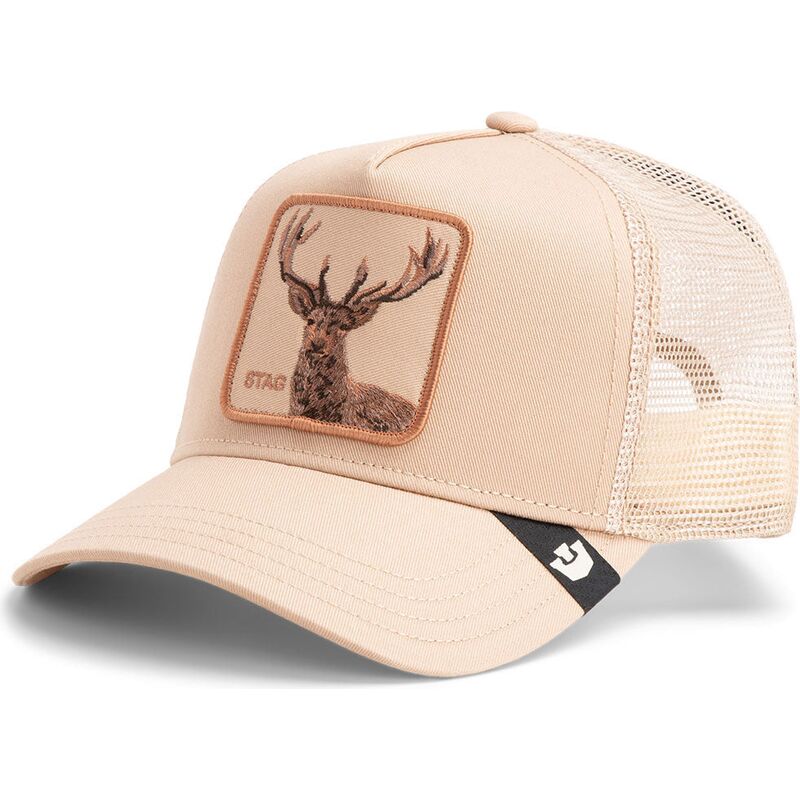czapka-trucker-bezowa-jelen-blur-stag-the-farm-od-goorin-bros