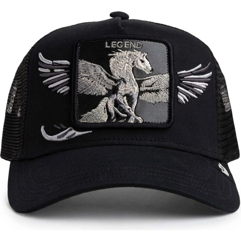 czapka-trucker-czarna-pegaz-wings-legend-the-farm-od-goorin-bros