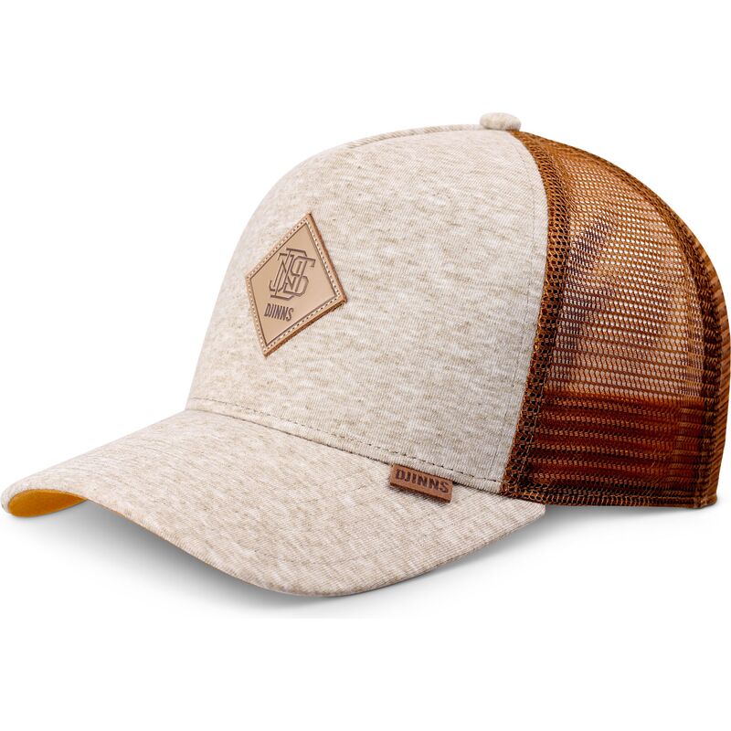 czapka-trucker-bezowa-i-brazowa-hft-colourmelange-od-djinns