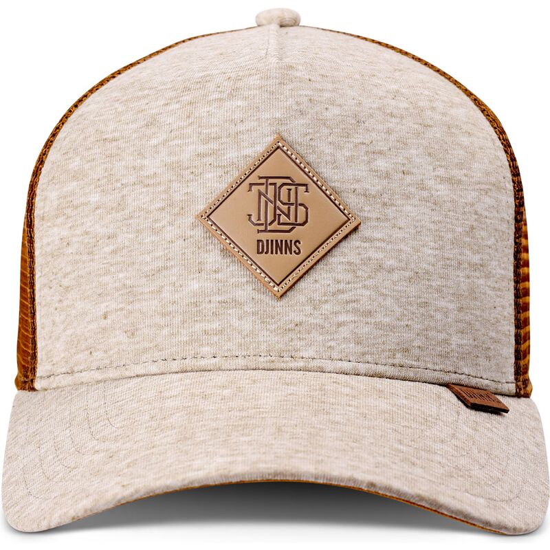czapka-trucker-bezowa-i-brazowa-hft-colourmelange-od-djinns