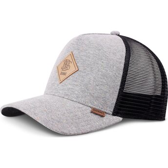 Czapka trucker szara i czarna HFT JerseySpots od Djinns