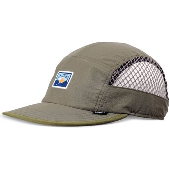 Czapka trucker płaska zielona regulowana Soft BigNet Mountain od Djinns