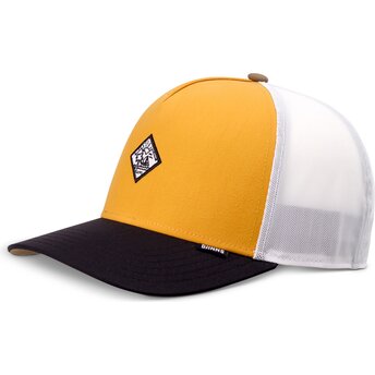 Czapka trucker wielokolorowa HFT MoBeSea Mustard od Djinns