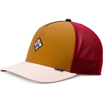 Czapka trucker multicolor HFT MoBeSea Chestnut od Djinns