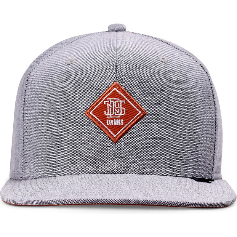 plaska-czapka-szara-snapback-z-czerwonym-logo-oxfordcontra-od-djinns