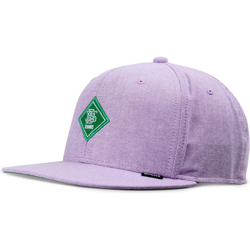 plaska-czapka-fioletowa-snapback-z-zielonym-logo-oxfordcontra-od-djinns