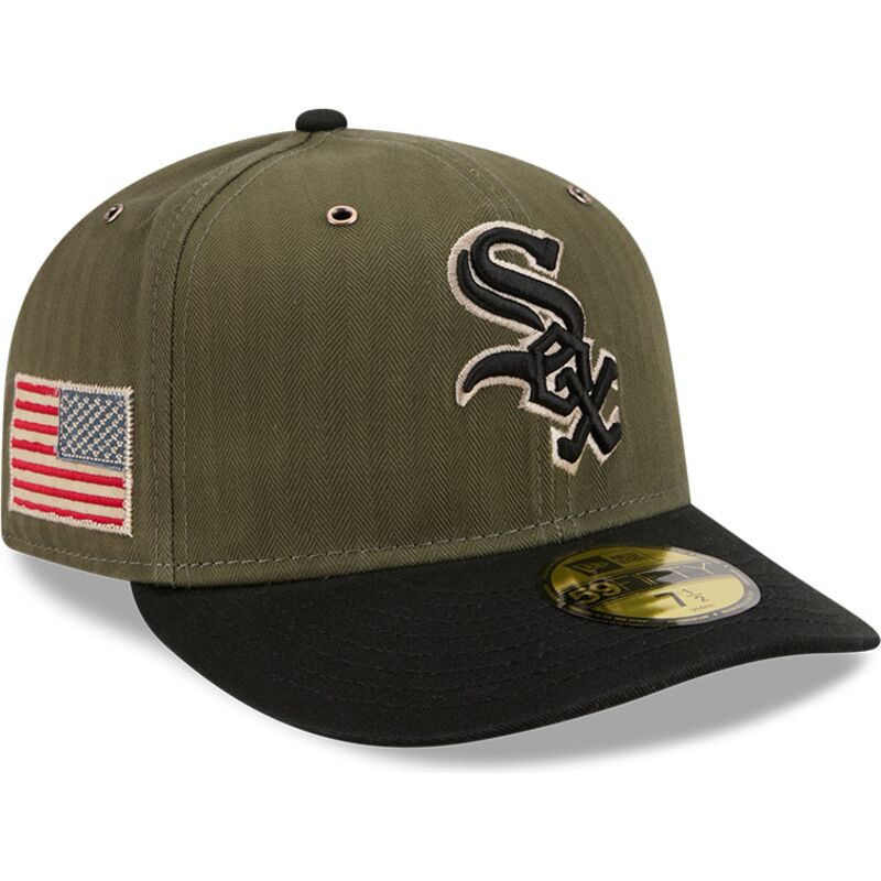 zielona-zakrzywiona-czapka-dopasowana-59fifty-pre-curved-american-herringbone-chicago-white-sox-mlb-new-era
