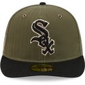 zielona-zakrzywiona-czapka-dopasowana-59fifty-pre-curved-american-herringbone-chicago-white-sox-mlb-new-era