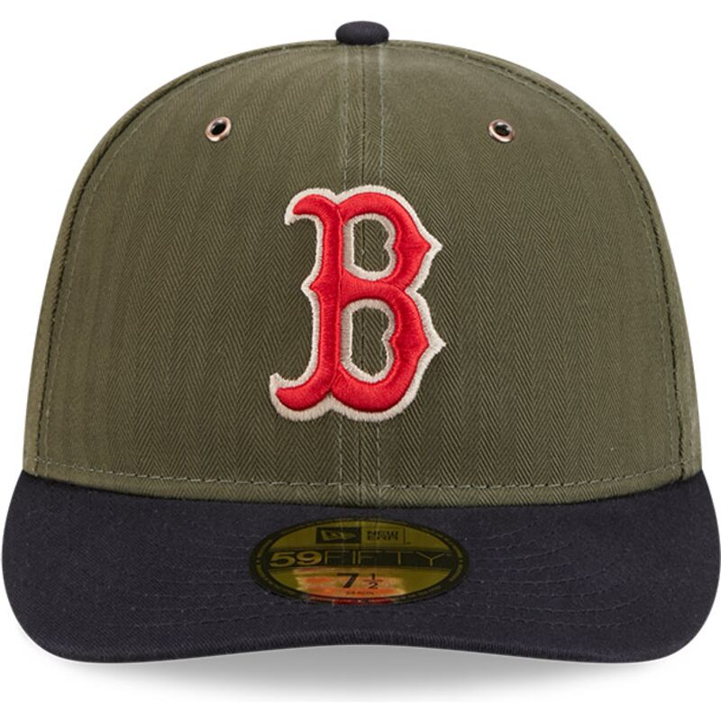 zielona-dopasowana-czapka-z-zakrzywionym-daszkiem-59fifty-pre-curved-american-herringbone-boston-red-sox-mlb-new-era