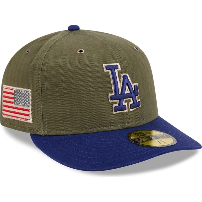 zielona-dopasowana-czapka-z-zakrzywionym-daszkiem-59fifty-pre-curved-american-herringbone-los-angeles-dodgers-mlb-new-era