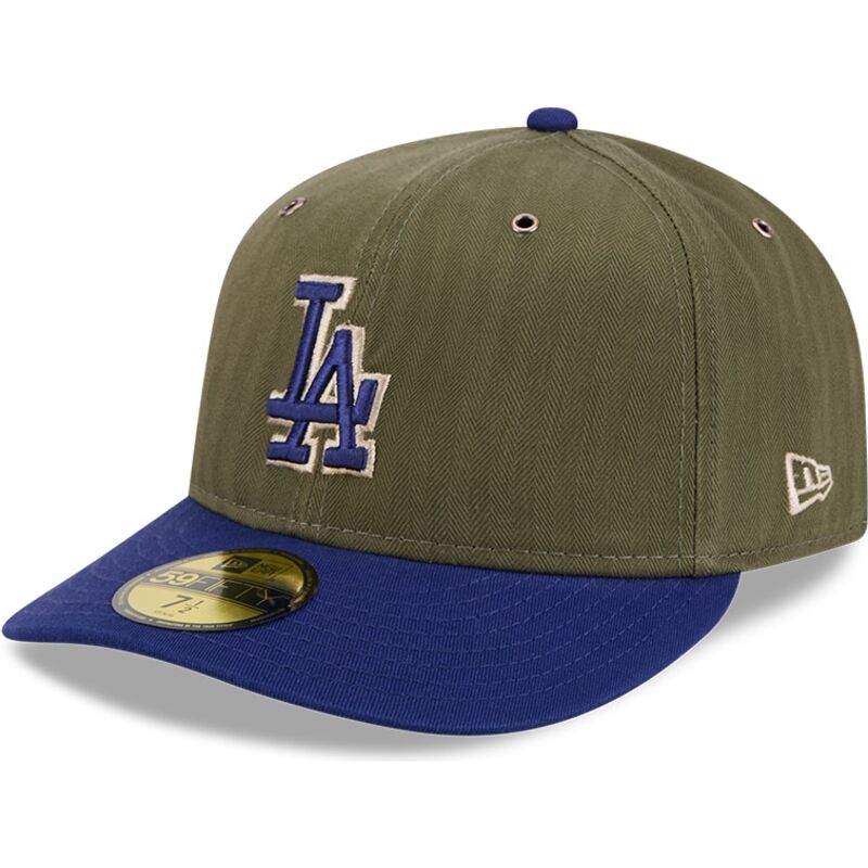 zielona-dopasowana-czapka-z-zakrzywionym-daszkiem-59fifty-pre-curved-american-herringbone-los-angeles-dodgers-mlb-new-era