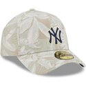 bezowa-zakrzywiona-czapka-dopasowana-59forty-a-frame-leafy-palm-new-york-yankees-mlb-new-era