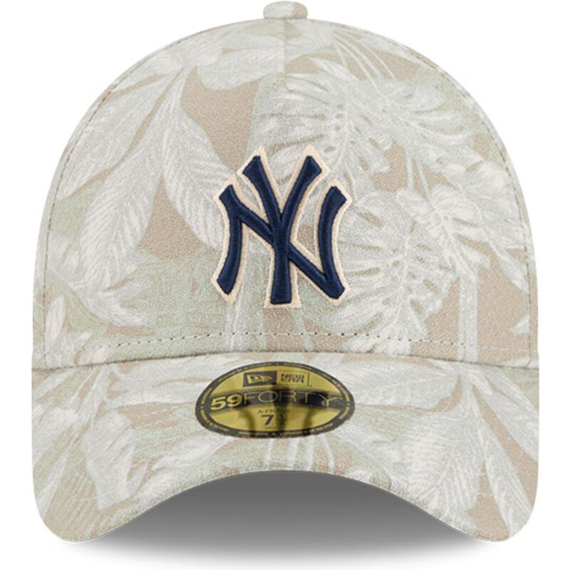 bezowa-zakrzywiona-czapka-dopasowana-59forty-a-frame-leafy-palm-new-york-yankees-mlb-new-era