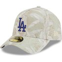 bezowa-zakrzywiona-czapka-dopasowana-59forty-a-frame-leafy-palm-los-angeles-dodgers-mlb-new-era