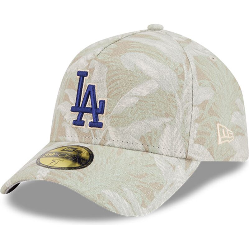 bezowa-zakrzywiona-czapka-dopasowana-59forty-a-frame-leafy-palm-los-angeles-dodgers-mlb-new-era