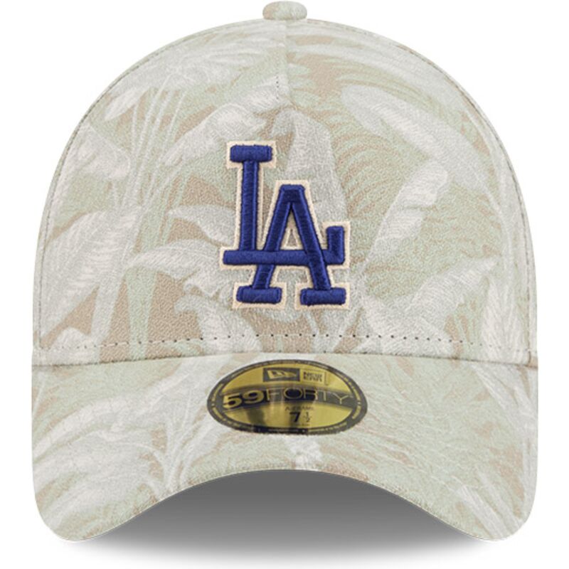 bezowa-zakrzywiona-czapka-dopasowana-59forty-a-frame-leafy-palm-los-angeles-dodgers-mlb-new-era