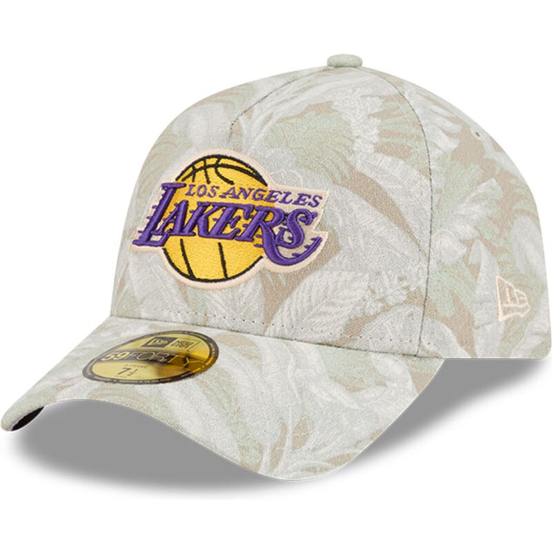czapka-z-daszkiem-bezowa-dopasowana-59forty-a-frame-leafy-palm-los-angeles-lakers-nba-new-era czapka-z-daszkiem-bezowa-dopasowana-59forty-a-frame-leafy-palm-los-angeles-lakers-nba-new-era
