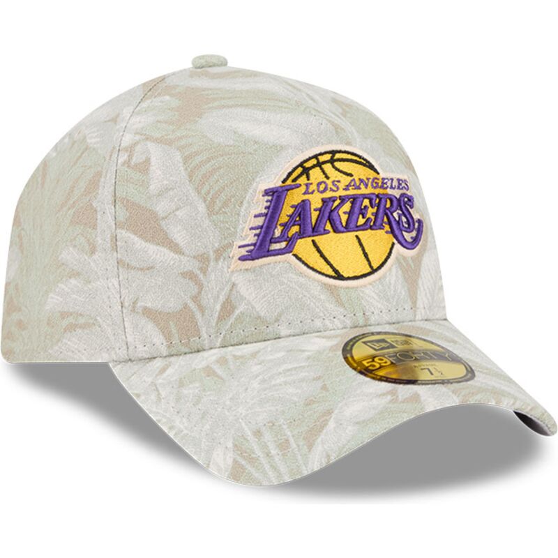 czapka-z-daszkiem-bezowa-dopasowana-59forty-a-frame-leafy-palm-los-angeles-lakers-nba-new-era czapka-z-daszkiem-bezowa-dopasowana-59forty-a-frame-leafy-palm-los-angeles-lakers-nba-new-era