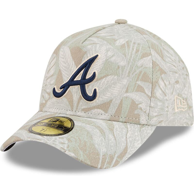 bezowa-zakrzywiona-czapka-dopasowana-59forty-a-frame-leafy-palm-atlanta-braves-mlb-new-era
