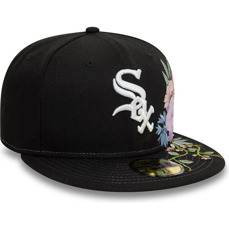 czarna-dopasowana-czapka-z-daszkiem-59fifty-floral-chicago-white-sox-mlb-new-era
